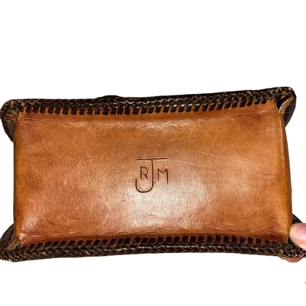 RJM Hand Tooled Leather bag hand tooled